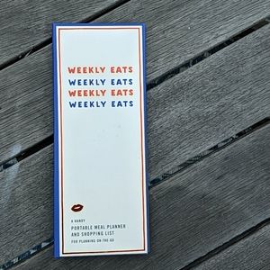 Anthropologie Meal prep planner